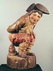Kyltti maustekauppaan (monivärinen puu)