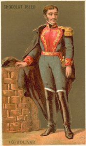 Simon Bolivar, Venezuelan sotilaallinen ja poliittinen johtaja tekijältä French School
