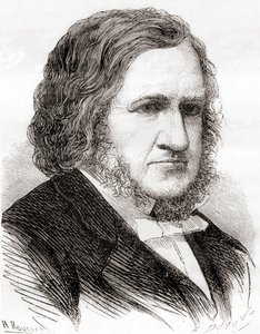 Sir James Young Simpson, The Wonders of Science -julkaisusta, julkaistu n. 1870 (litho) tekijältä French School