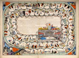 Käärmeet ja tikkaat perustuvat Ranskan vallankumoukseen, 1791 tekijältä French School