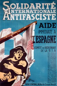 Solidarite Internationale Antidasciste", Antifasistinen juliste tekijältä French School