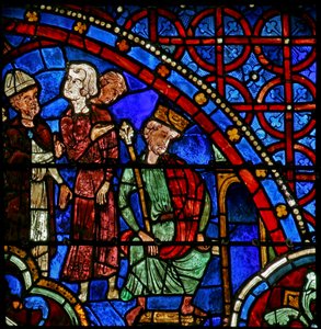 St Thomas Becket esitetään Henrik II:lle (v18) tekijältä French School