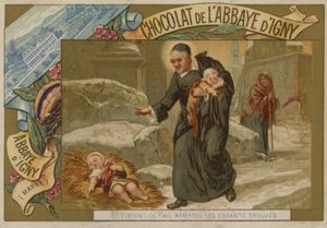 St Vincent de Paul hakemassa löydettyjä lapsia