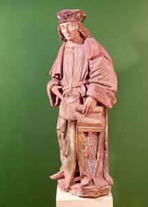 St. Yves de Treguier (1253-1303), St. Martinin kirkosta Amiensista (puuta)