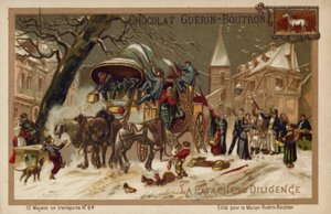 Stagecoach (chromolitho) tekijältä French School