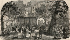 Cheval Blancin leima Pariisissa 1800-luvulla - Edmond Texierin kaiverrus Tableau-de-Paris