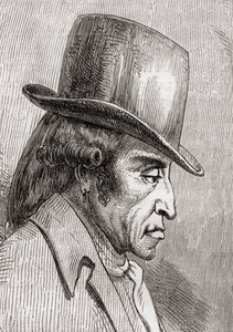 Stanislas Marie Maillard, J. Gauchardin kaiverrus Bocourtin mukaan, Louis Blancin (1811-82) teoksesta "Histoire de la Revolution Francaise" tekijältä French School