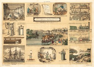Steam (väri litho) tekijältä French School