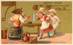 Muhennos - yleinen tyrmistys (chromolitho) tekijältä French School