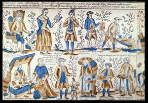 Street Traders 1700-luvulla tekijältä French School
