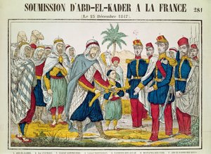 Abd el-Kaderin (1808-83) alistuminen Henri d