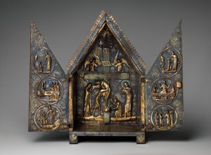 Chervesin tabernaakkeli, n. 1220-1230 (kupari- ja champleve-emali) tekijältä French School