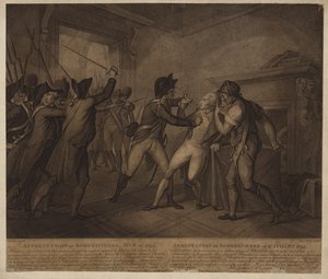 Robespierren kiinniotto 27. heinäkuuta 1794 tekijältä French School