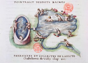 Vichyn kylpylät, Nicolas de Nicolayn (1517-83) Generale Description du Bourbonnais