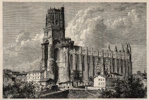 Pyhän Cecilian katedraali basilika - albin katedraali - tekijältä French School