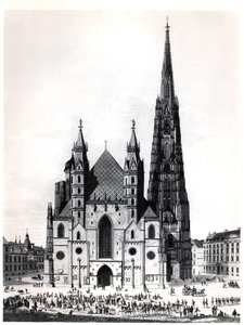 Pyhän Tapanin katedraali Wienissä, 1821 tekijältä French School