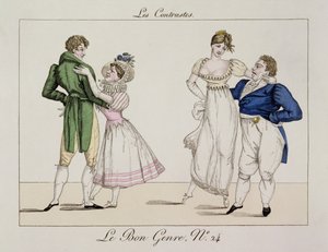 Kontrastit, levy 24, Le Bon Genre, 1811 tekijältä French School
