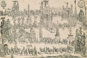 Henri IV:n (1553-1610) sisäänkäynti Lyoniin, 4. syyskuuta 1595 tekijältä French School