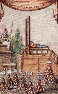 Robespierren teloitus 28. heinäkuuta 1794 tekijältä French School