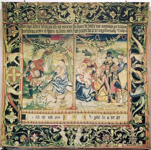 Lento Egyptiin ja tietäjien palvonta, 1565 tekijältä French School