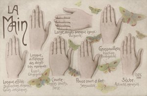 Käsi (väri litho) tekijältä French School