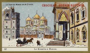 Kreml Moskovassa (chromolitho) tekijältä French School