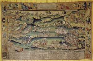 Kahden armeijan tapaaminen Jarnacin taistelussa 13. maaliskuuta 1569 tekijältä French School