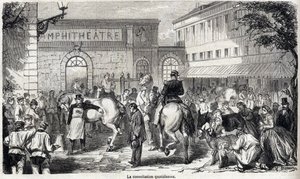 Alfortin kansallinen eläinlääkintäkoulu - Les grandes écoles de France - Maison Alfortin eläinlääkintäkoulu vuonna 1866 - Päivittäinen konsultaatio - Kaiverrus vuoden 1866 "Le monde illustrious" -kirjaan tekijältä French School
