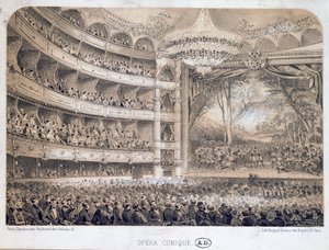 Opera Comique Pariisissa, 1850-60 tekijältä French School