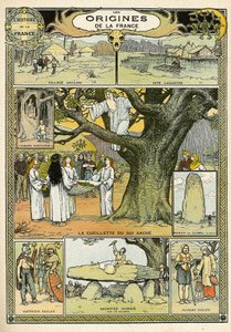 Ranskan synty, Histoire de France -teoksesta. tekijältä French School