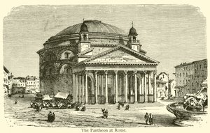 Pantheon Roomassa (kaiverrus) tekijältä French School