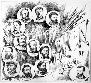 Pariisin salonki 1882 tekijältä French School