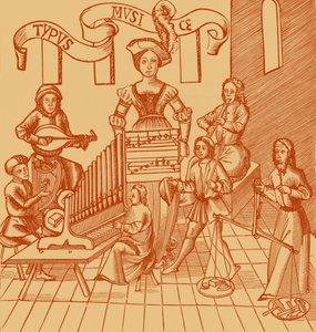 "Musiikin personifikaatio" tekijältä French School