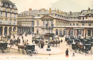 Place du Palais Royal Pariisissa, 1910 tekijältä French School