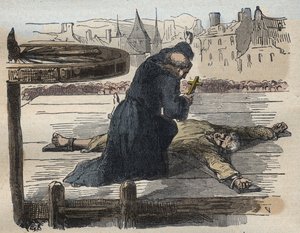 Jean Calasin kidutus, kuvitus teoksesta Kaikkien kansojen kuuluisat syyt..., Armand Fouquier, 1858-67 tekijältä French School