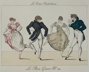 Trenis Quadrille, levy 19, Le Bon Genre, 1805 tekijältä French School