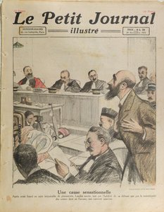 Henri Desire Landrun (1869-1922) oikeudenkäynti Le Petit Journalista, 20. marraskuuta 1921 tekijältä French School