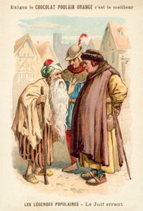 Vaeltava juutalainen (chromolitho) tekijältä French School