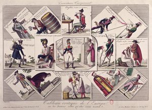 Euroopan eri kansat, n. 1810 tekijältä French School