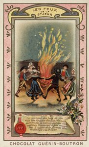 Pyhän Johanneksen tulet (chromolitho) tekijältä French School