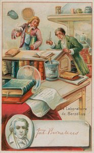 Sveitsiläisen kemistin Jons Jacob Berzeliuksen laboratorio tekijältä French School