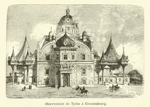 Tycho Brahen observatorio Uranienbourgissa (kaiverrus) tekijältä French School