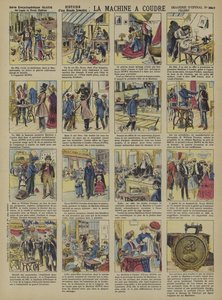 Ompelukone (väri litho) tekijältä French School
