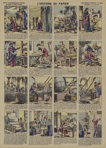 Tarina paperista (väri litho) tekijältä French School