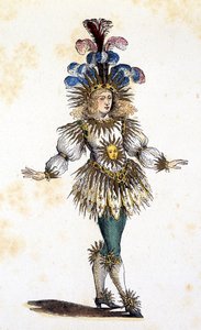 Aurinkokuningas teatteriasussa. sd. 1700-luvulla tekijältä French School