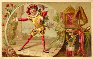 Teatteri (chromolitho) tekijältä French School