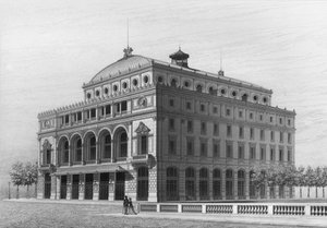 Theatre Lyrique, nyt Theater de la Ville, Place du Chatelet, Pariisi tekijältä French School