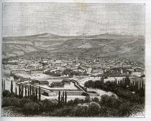 Tlemcen en agery 1800-luvulla - V.A. Malt-Brownin kaiverrus "La France illustrée: maantiede, historia, tilastohallinto". 1884 tekijältä French School
