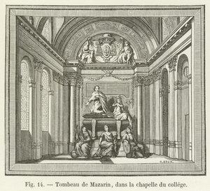 Mazarinin hauta yliopiston kappelissa