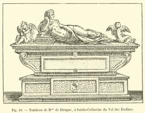 Madame de Biraguen hauta Sainte-Catherine du Val des Ecoliersissa tekijältä French School
